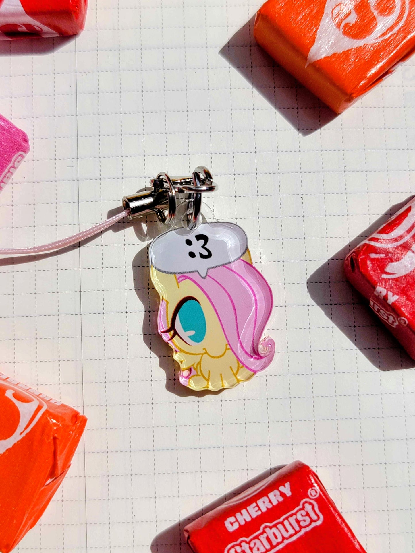 FlutterBug Phone Charm