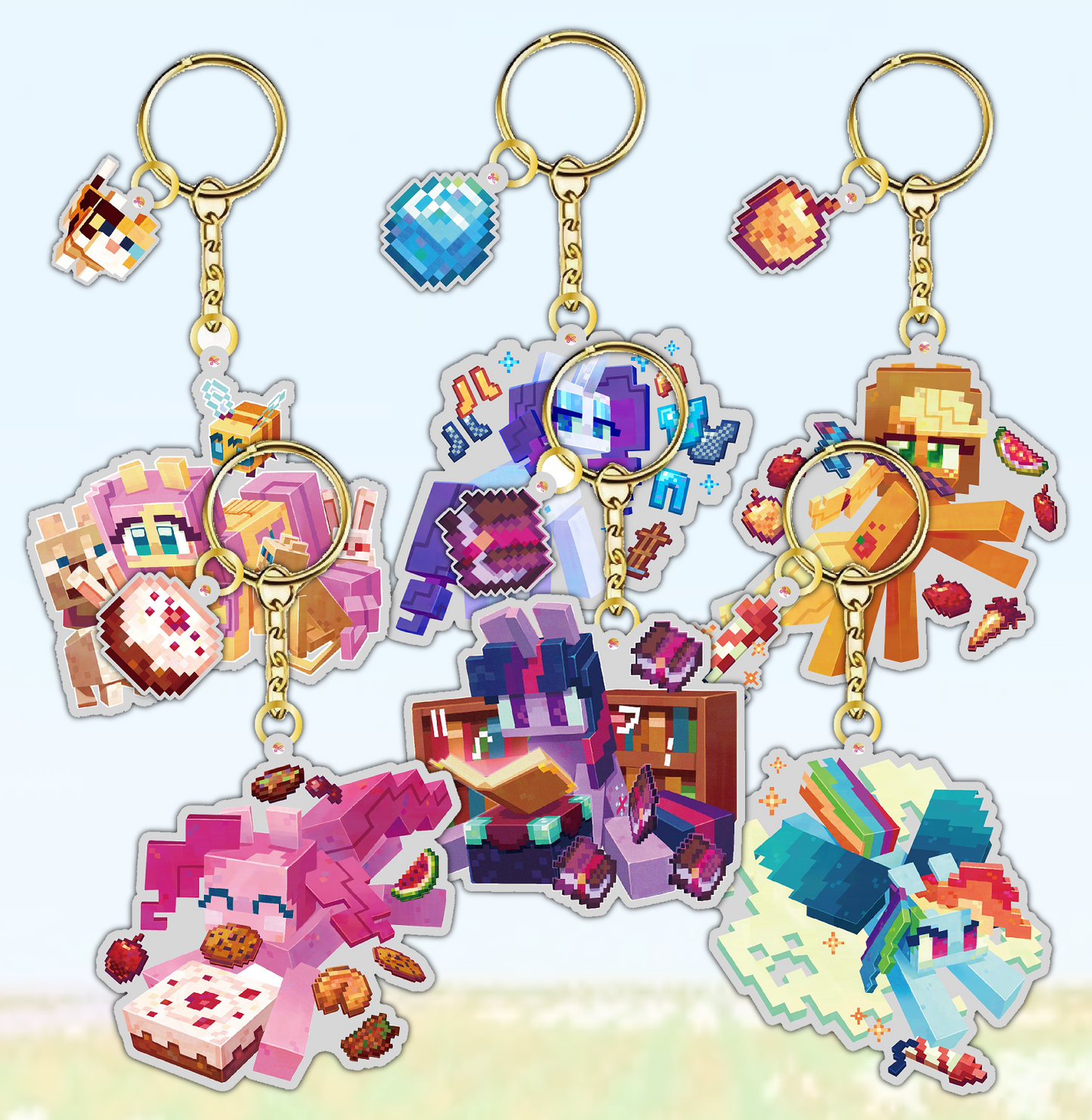 *PRE-ORDER* MC Mane Six Keychain Bundle