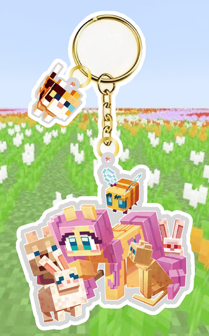 *PRE-ORDER* Flutter Acrylic Keychain