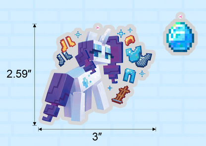 *PRE-ORDER* Rarity Acrylic Keychain