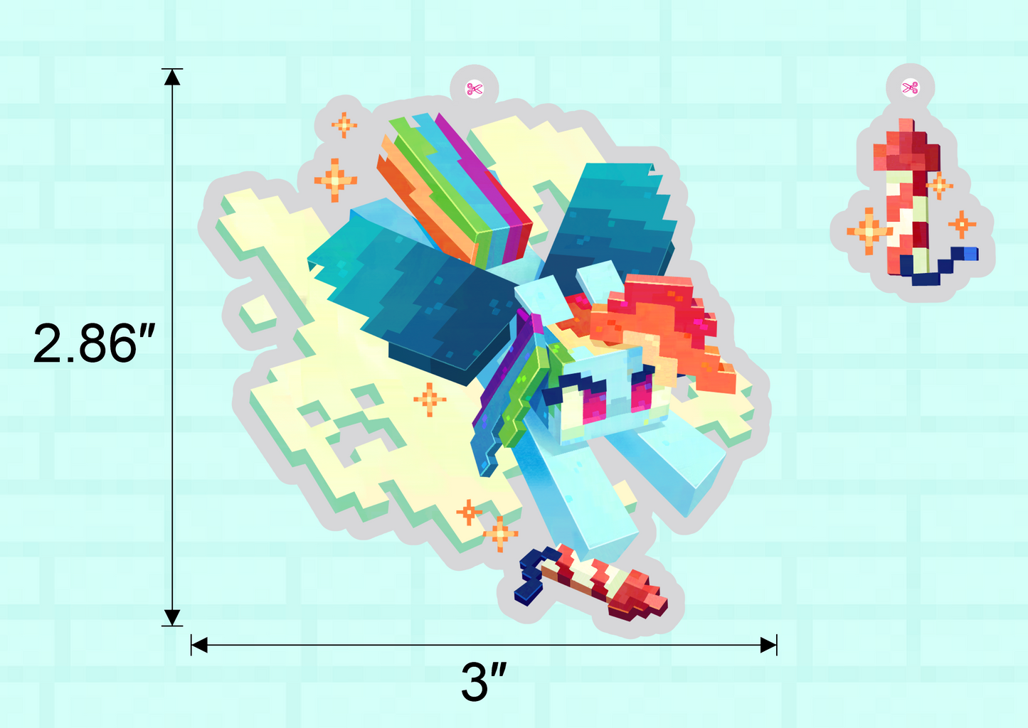 *PRE-ORDER* Rainbow Acrylic Keychain