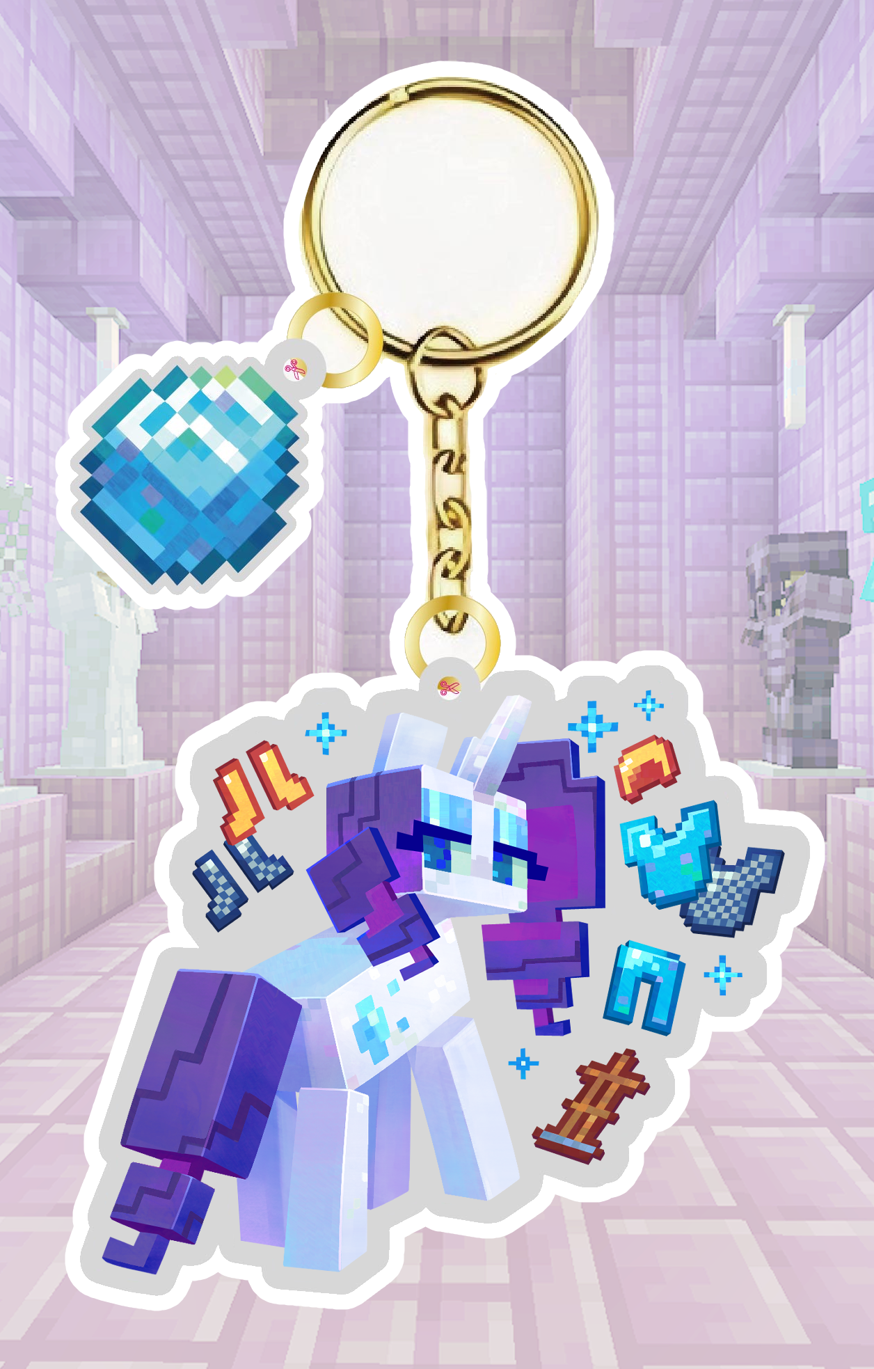 *PRE-ORDER* Rarity Acrylic Keychain