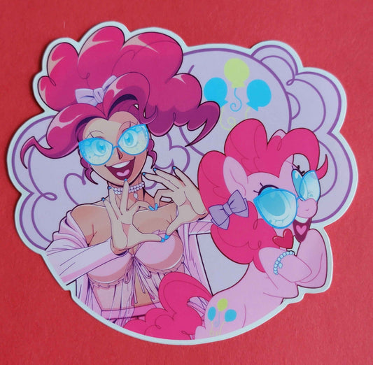 Girly Pinkie Sticker
