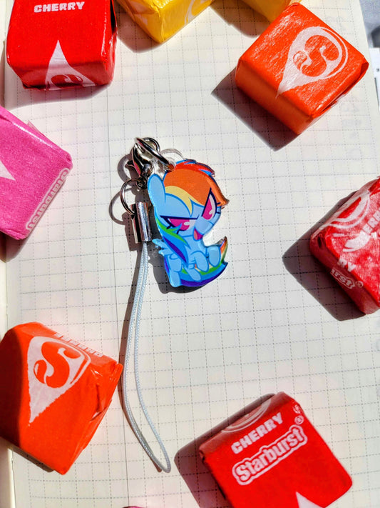 RainbowBug Phone Charm